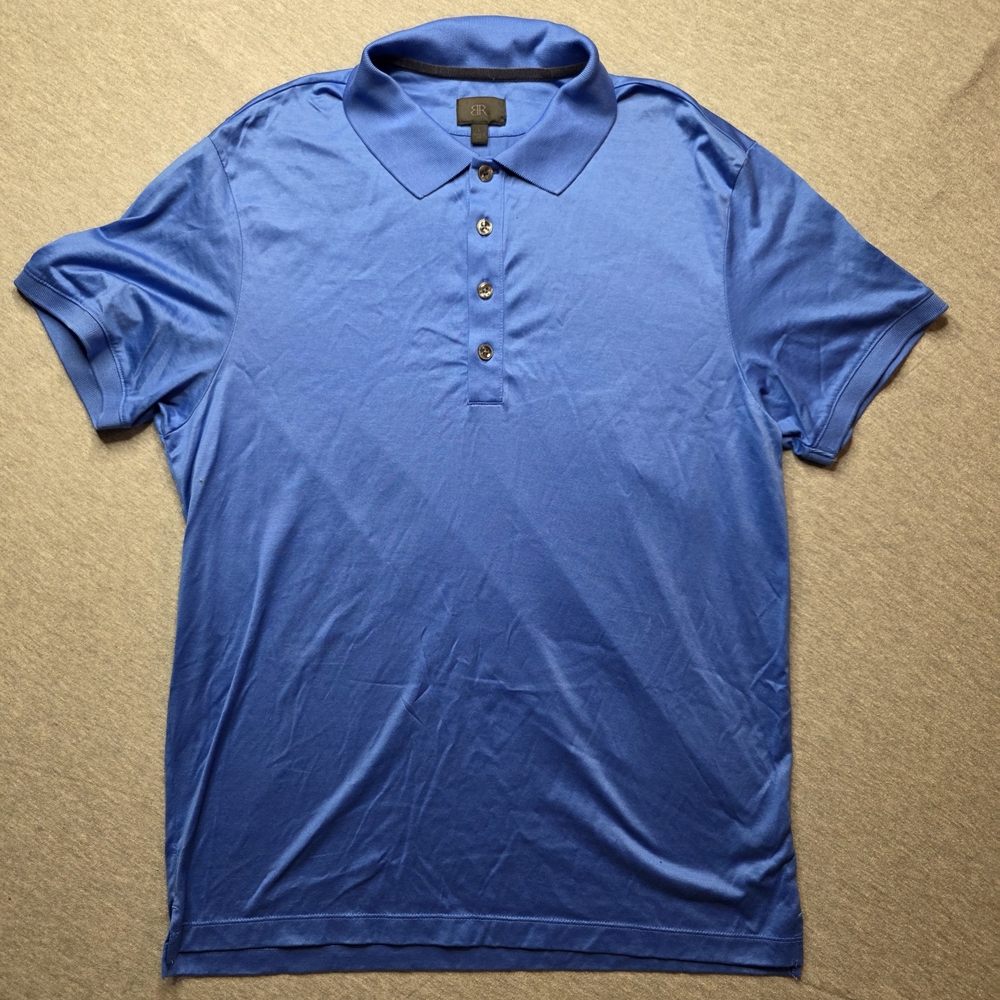 Banana Republic Classic Blue Polo Shirt